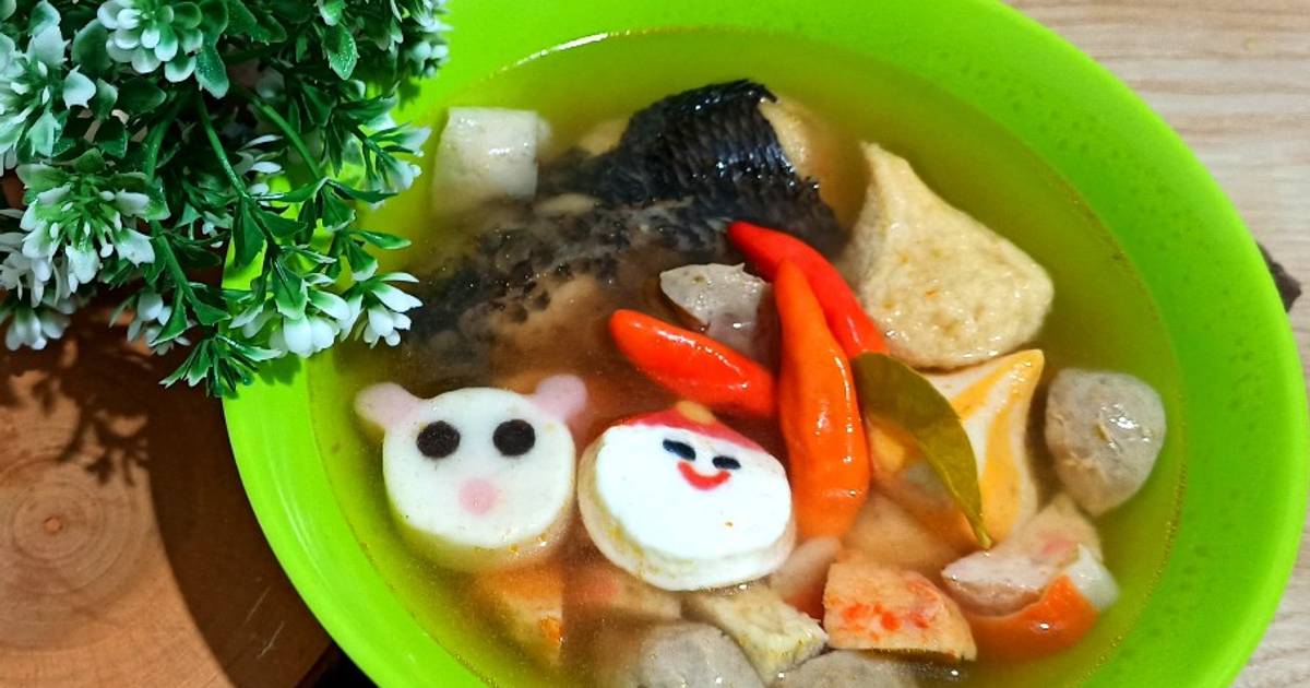 Resep Tomyum Haruan Dan Bakso Seafood Rice Cooker Oleh Dapoerryzky