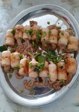 Foto resep Enoki gulung