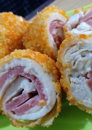 Foto resep Chicken Cordon Bleu ala mm lies 😍