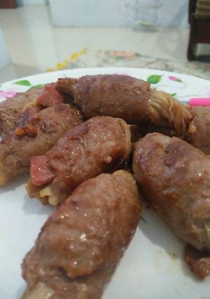 Foto resep Sukiyaki gulung isi jamur enoki