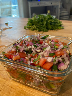 A picture of Pico de gallo.