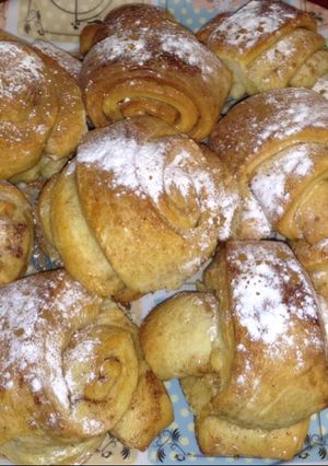 Una foto de Korvapuusti (rollos de canela)