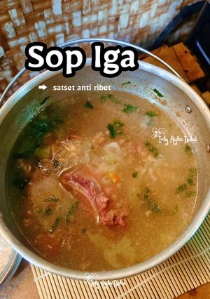 Foto resep Sop iga satset