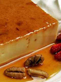 Una foto de Flan de yemas