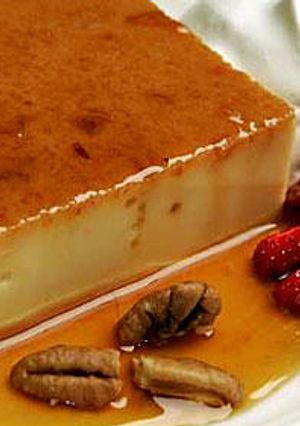 Una foto de Flan de yemas