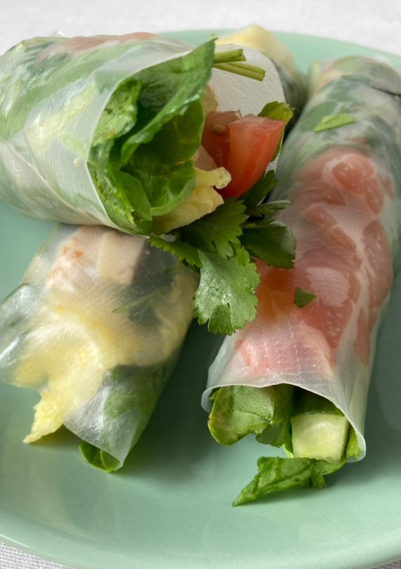 Una foto de Gỏi Cuốn (Rollitos vietnamitas)