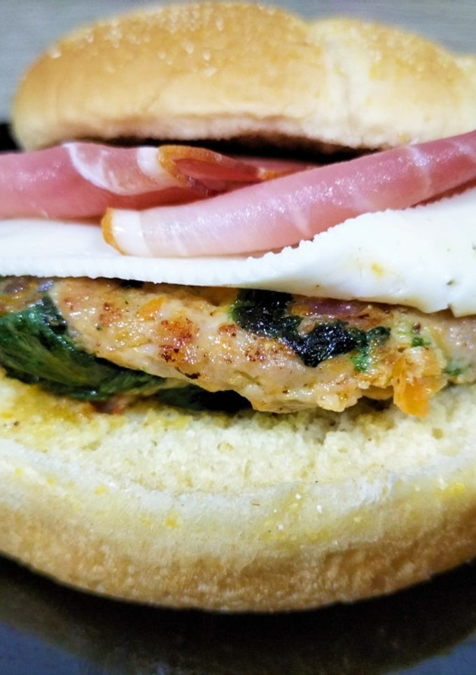 Una foto de Hamburguesa casera trufada de verduras