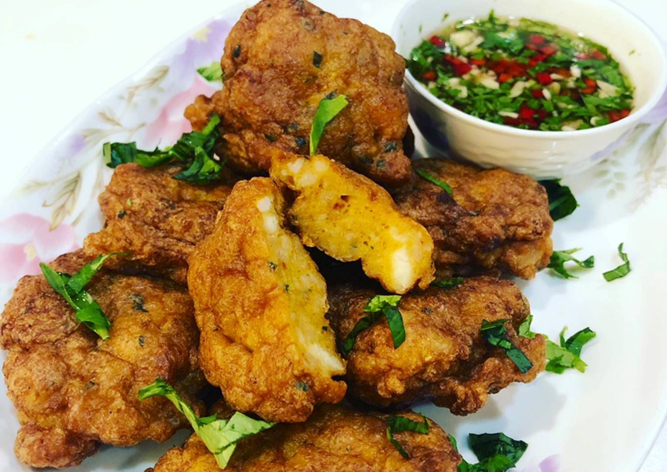 Nuget ayam dan cumi cumi