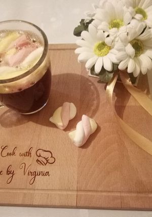 O poză a rețetei Cafea cu marshmallows.