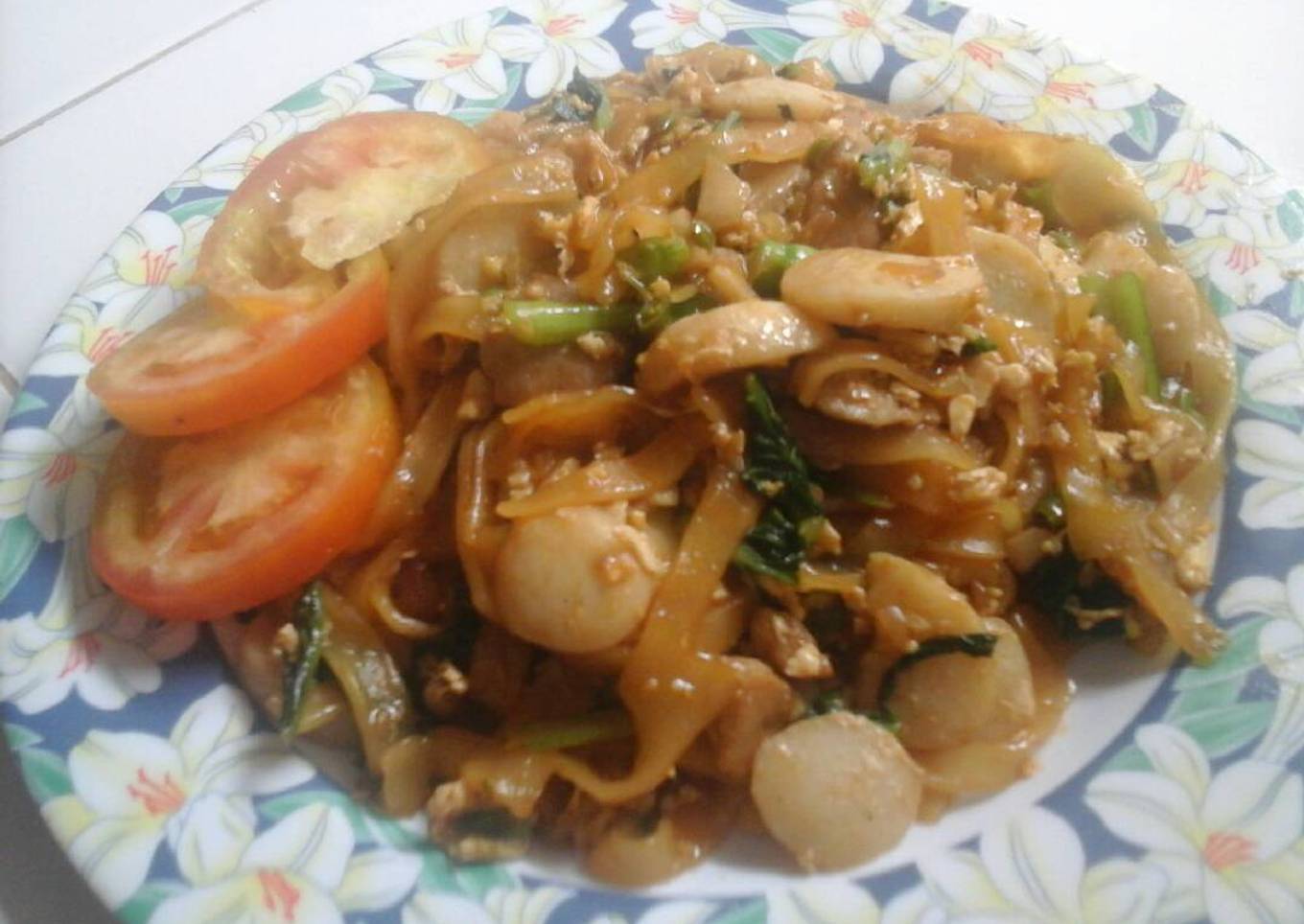 Kwetiaw goreng praktis