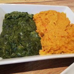 A picture of Creamed Spinach & Butternut.