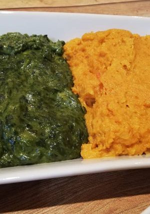 A picture of Creamed Spinach & Butternut.