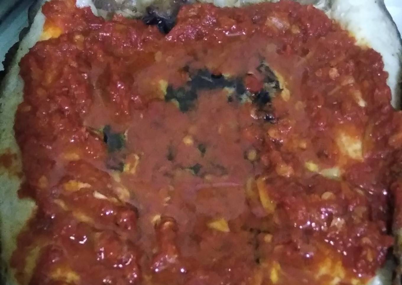 Ikan bakar bumbu merah