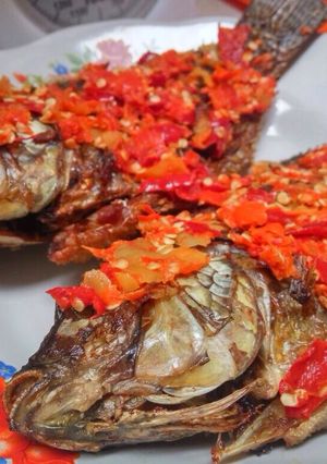 Foto resep Ikan penyet sambel sangar