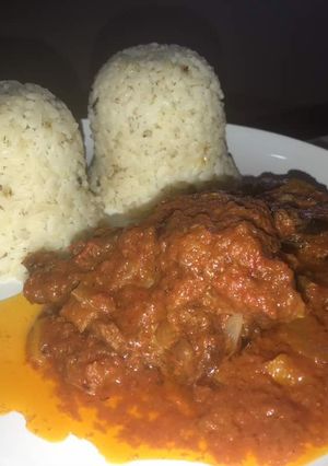 A picture of Goat Meat Stew.