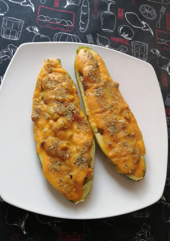Una foto de Zapallo italiano relleno