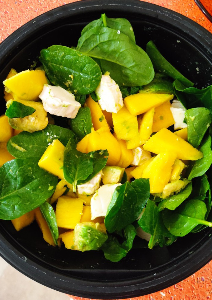 Una foto de Ensalada de mango