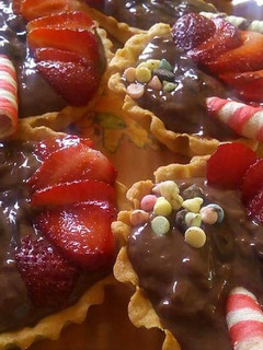 صورة لوصفة تارتولات بكريمة الشوكولاتة