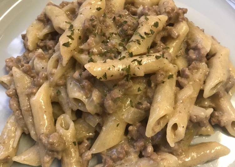 Simple Way to Prepare Ultimate One-Pot Creamy Beef Penne