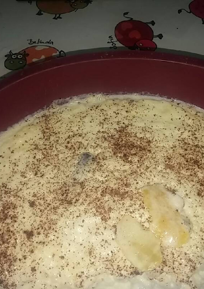 Una foto de Arroz con leche meloso