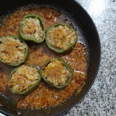 A picture of Stuffed Capsicum.