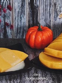 Foto resep Puding Labu Kuning Vla Vanila