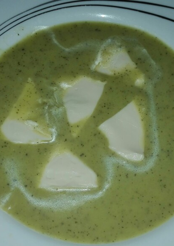Una foto de Puré de calabacín