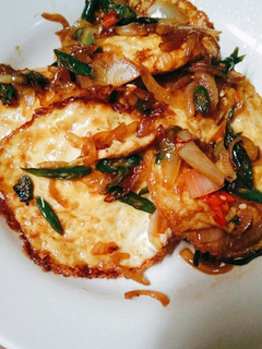 Foto resep Tumis Telur ceplok lombok ijo