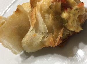 Una foto de Masa Philo rellena de pollo