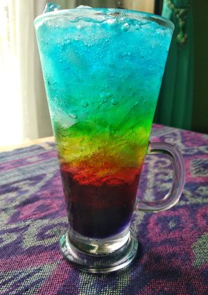 Foto resep Rainbow moctail