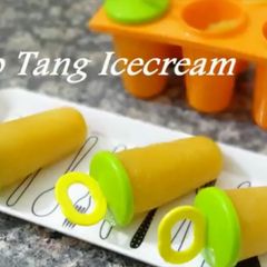 A picture of Mango Tang Icecream Recipe - Kids Favourite Icecream.