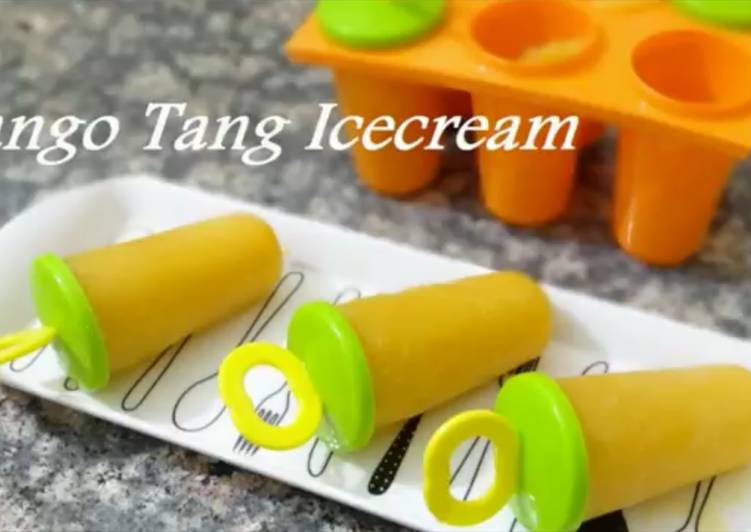 Mango Tang Icecream Recipe - Kids Favourite Icecream