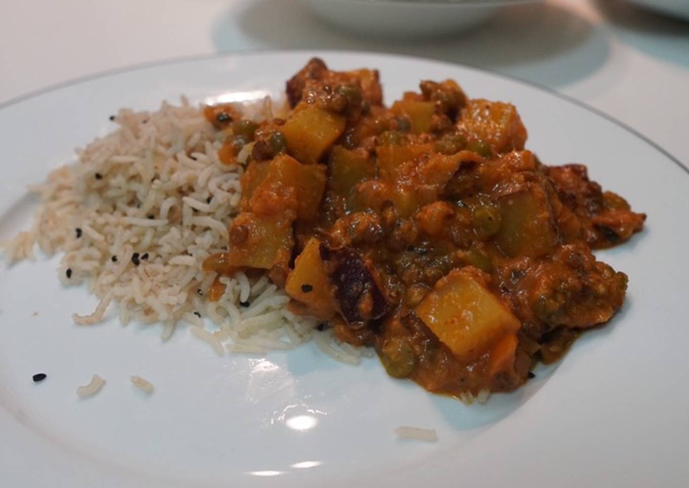 Sweet Potato and Lentil Curry