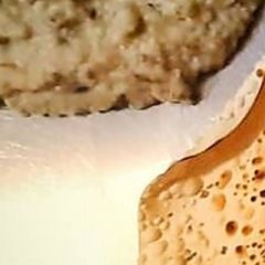 A picture of White khichdi of Moong Dal.