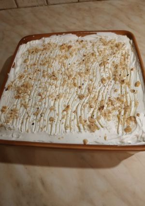Φωτογραφία της συνταγής Εκμέκ ραβανί με κρέμα πορτοκαλιού και σαντιγί