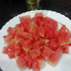 A picture of Chatpata Watermelon Chaat.