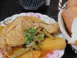 جواز بطاطا مع لوبيا خضراء 😋👌