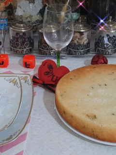 عکسی از دستور کیک پسته
