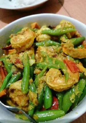 Foto resep Udang buncis