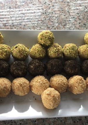 صورة لوصفة كرات جوز الهند