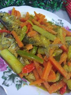 Foto resep Ikan Kembung Acar Kuning