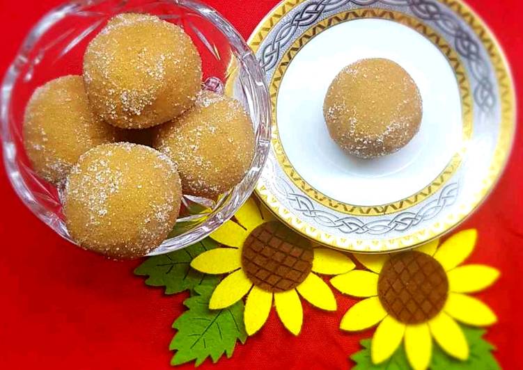 How to Prepare Perfect Caramel Laddoo