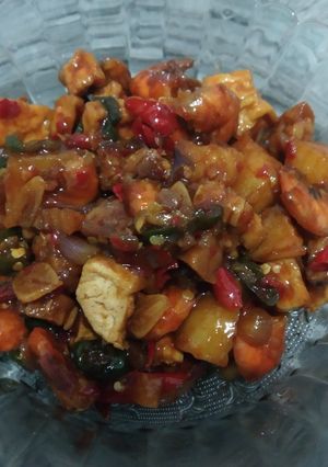 Foto resep Udang Kentang Saus tiram