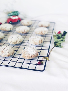 A picture of Gingerbread crinkle cookies#ChristmasBaking #Mombasa.