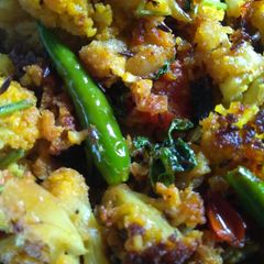 Cauliflower stir fry A picture of Cauliflower stir fry.