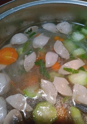 Foto resep Sop Oyong Bakso