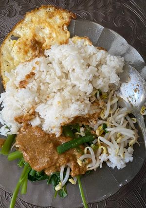 Foto resep Nasi pecel jawa simple murah
