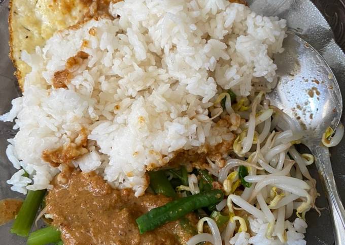 Resep Nasi pecel jawa simple murah, Enak Banget
