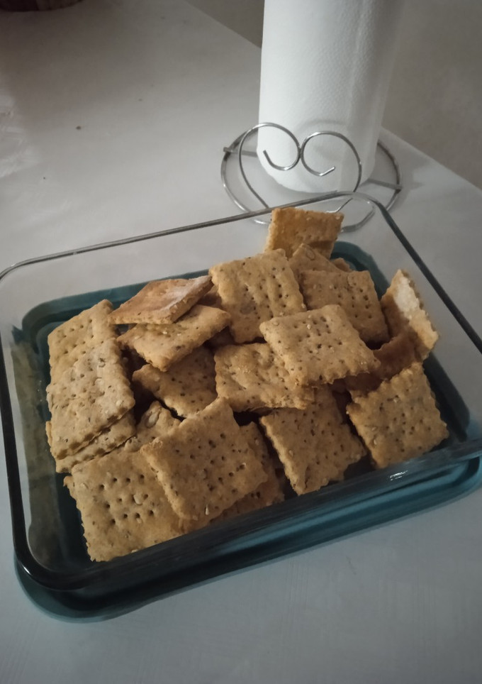 Una foto de Galletitas con orégano y mix de semillas!!