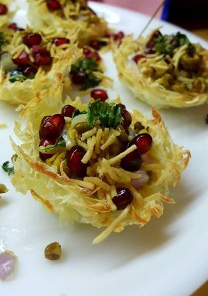 A picture of #HFFMonsoon_special SHREDDED POTATO BASKET CHAT.